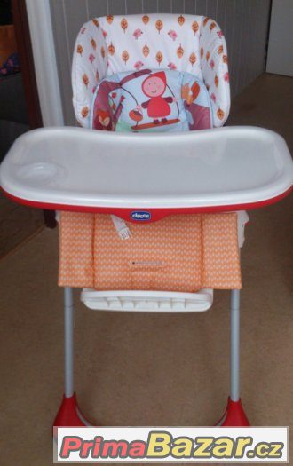 Dětská jídelní židlička Chicco Poly 2v1, výborný stav