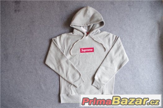 supreme-grey-l-hoodie