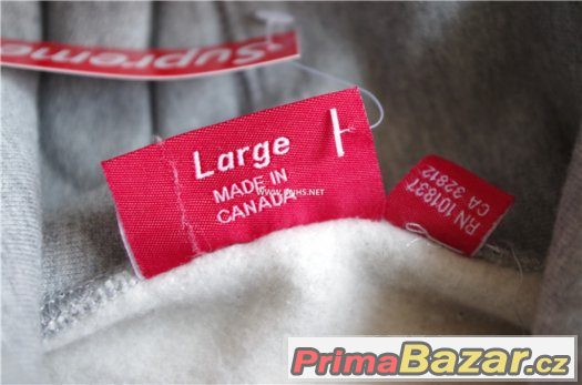 Supreme Grey L hoodie