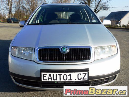 ŠKODA FABIA COMBI 2004 1.4i16V 55kW KLIMA LYŽINY ABS 2xBAG