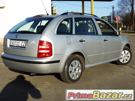 ŠKODA FABIA COMBI 2004 1.4i16V 55kW KLIMA LYŽINY ABS 2xBAG