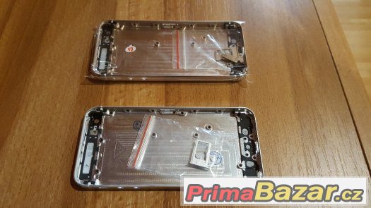 Apple iPhone 5 housing kryt stříbrný a zlatý ORIGINÁL