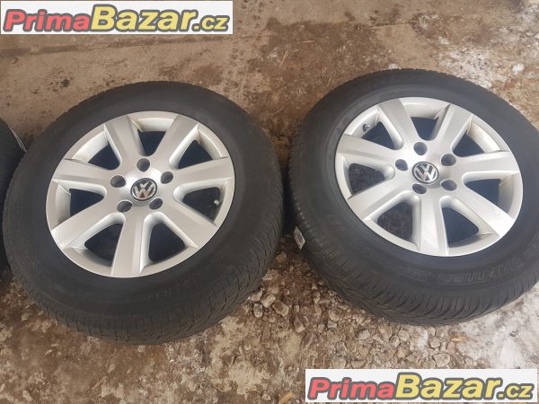 sada alu kola Volkswagen s pneu 7P6601025 Touareg 5x130 7.5jx17