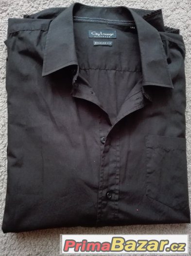 Černá košile 44 (L-XL)