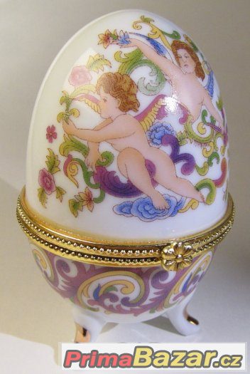 Porcelánová vejce ve stylu FABERGÉ.