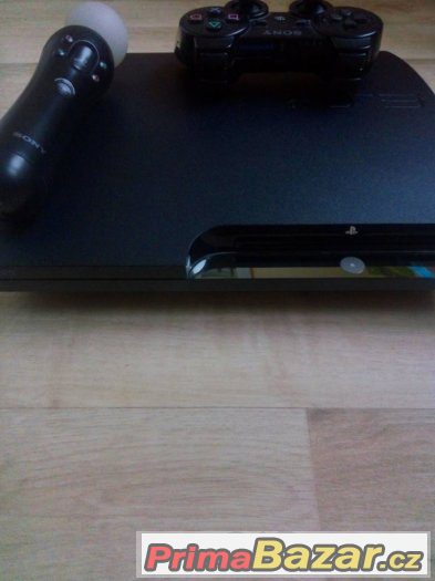 SONY Playstation 3 Slim 320GB +10her +pohybový senzor