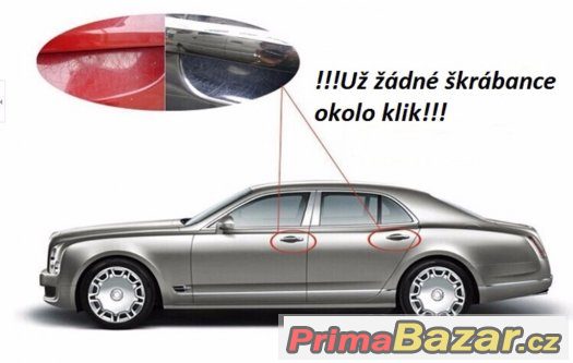 Ochranná folie okolo klik automobilu