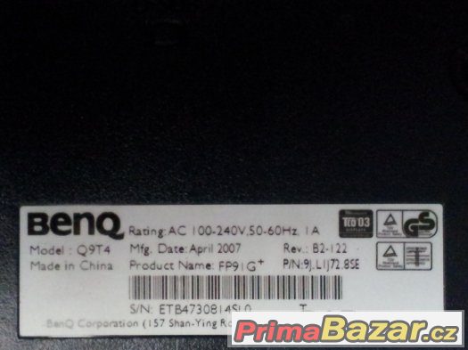 LCD3 19" Benq q9t4 – fotografie 4