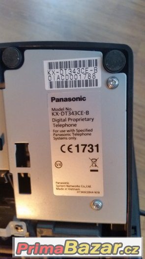 Systémový digitální telefonní přístr. Panasonic KX-DT343CE-B