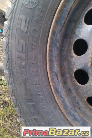 zimní pneu + disky R14 - 4x100