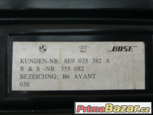 Audi A4 B6 Avant - originální repro sestava Bose