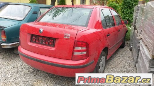 Škoda Fabia na náhradní díly rv. 2003 1,4l