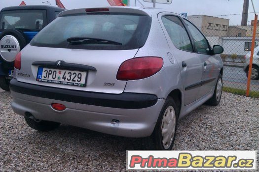 PEUGEOT 206 1,9 DIESEL r.:2001 - bez EKO daně