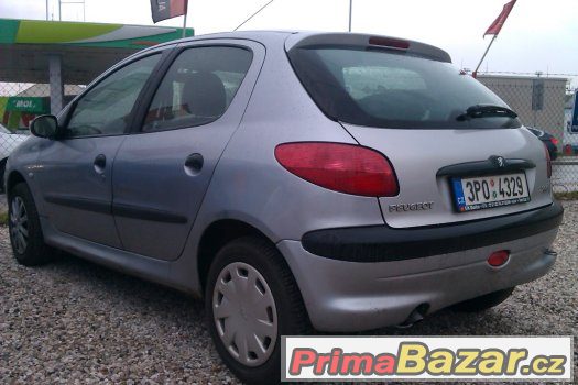 PEUGEOT 206 1,9 DIESEL r.:2001 - bez EKO daně