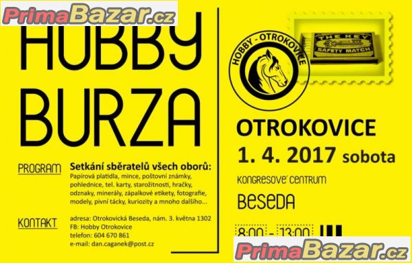 HOBBY BURZA OTROKOVICE - 1.4.2017