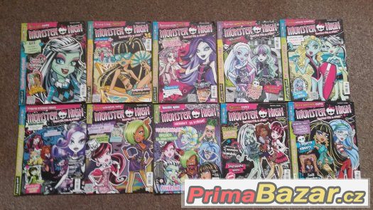 Časopisy monster high + album + monster high návrhy