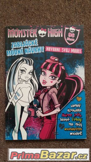 Časopisy monster high + album + monster high návrhy