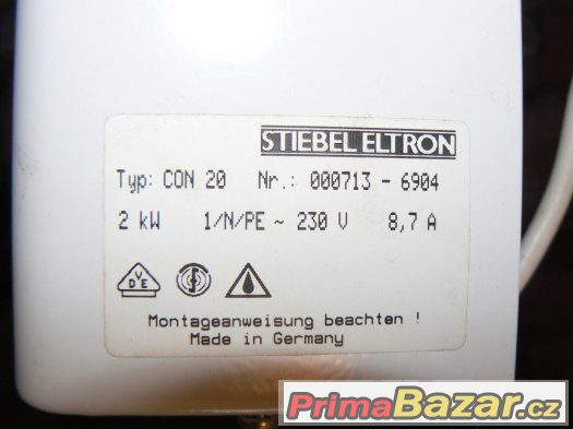 Přímotopné konvektory Stiebel Eltron CON 20,  2 ks, ČB