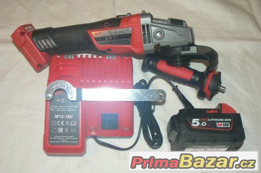 Milwaukee M18 CAG125X nová. ČB.