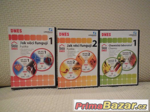 SOUBOR EDUKATIVNÍCH DVD - FYZIKA, CHEMIE