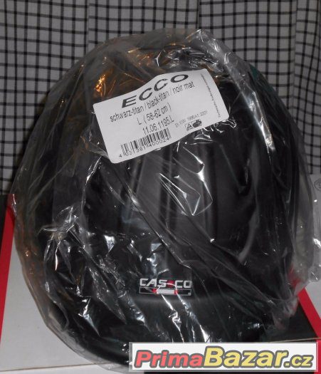 Casco ecco black-titan noir mat 58-62 cm velikost L