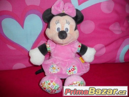 Minnie plyšová chrastící 28cm jako Lamazze