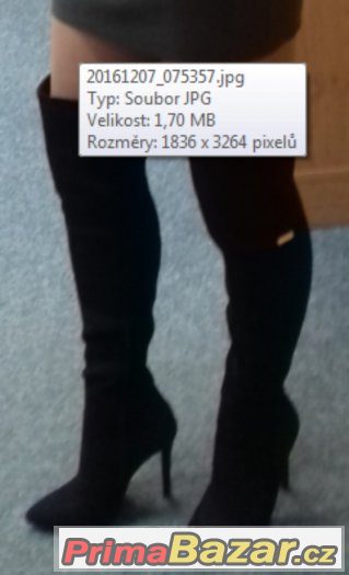 KOZAČKY černé KOZAČKY černé