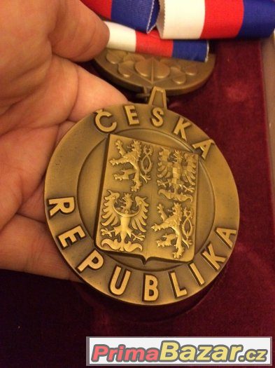 medaile starosta mesta ORIGINAL obří ČR komplet