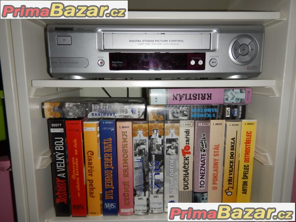 Philips vidoe rekorder + VHS kazety