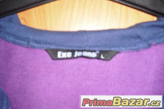 Fialová mikina Exe Jeans