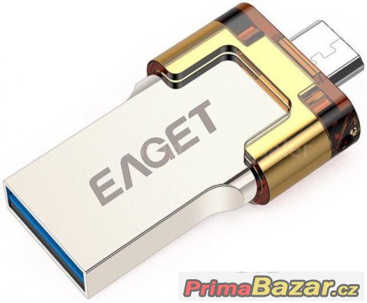 FlashDisk 32GB USB 3.0 s připojením k telefonu a PC