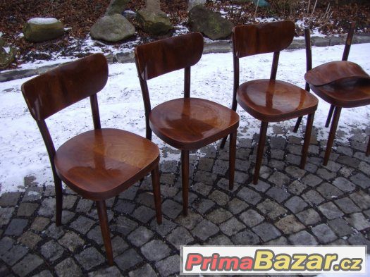 Retro jídelna / židle / stůl / Ton? Thonet?