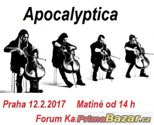 Apocalyptica 12.2.2017 Praha Karlín