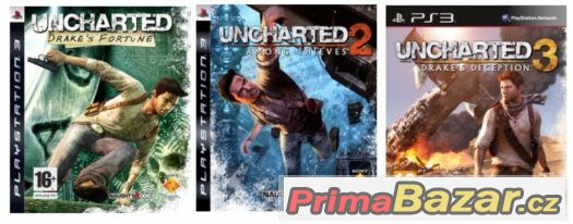 Uncharted trilogie všechny 3 díly na ps3