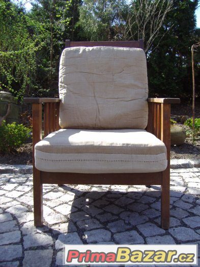 Křeslo art deco / polohovací / 20. léta Křeslo art deco / polohovací / 20. léta