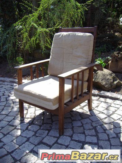 Křeslo art deco / polohovací / 20. léta Křeslo art deco / polohovací / 20. léta