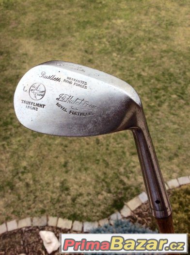 Starožitná golfová hůl hickory