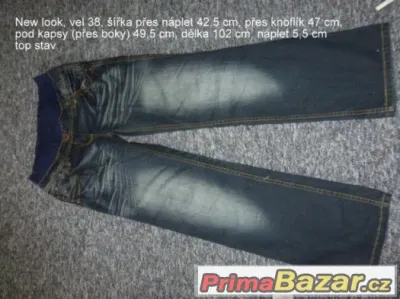 Těhotenské rifle s nápletem vel 38