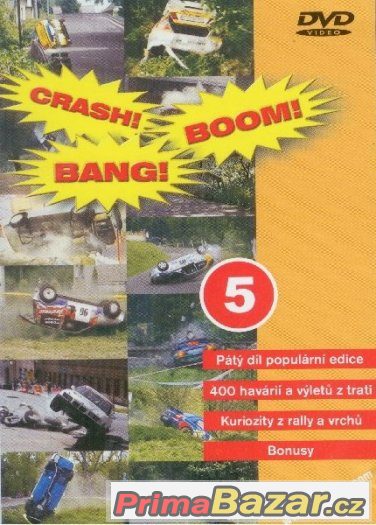 Prodám DVD Rallye bouračky Crash 5, Crash 6