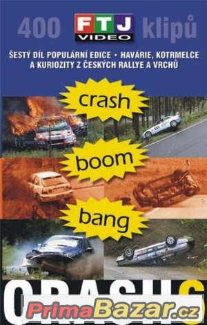 Prodám DVD Rallye bouračky Crash 5, Crash 6