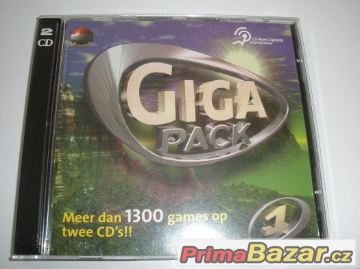 Retro staré hry na originálním 2CD 1361 her Giga pack