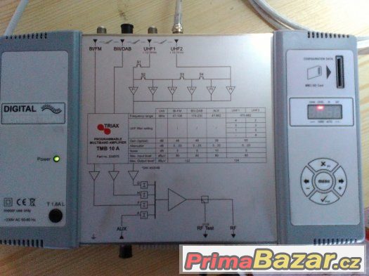 TRIAX TMB 10A anténní zesilovač programovatelný