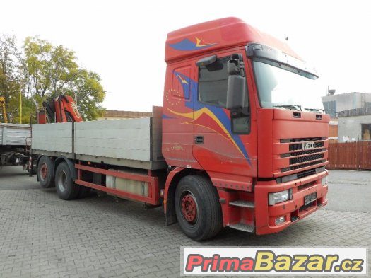 Nabízím Iveco 430 valník s HR Palfinger PK 100