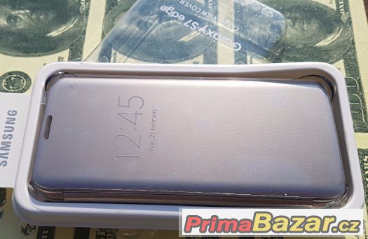 Pouzdro flipové Clear View Samsung S7 edge – fotografie 4
