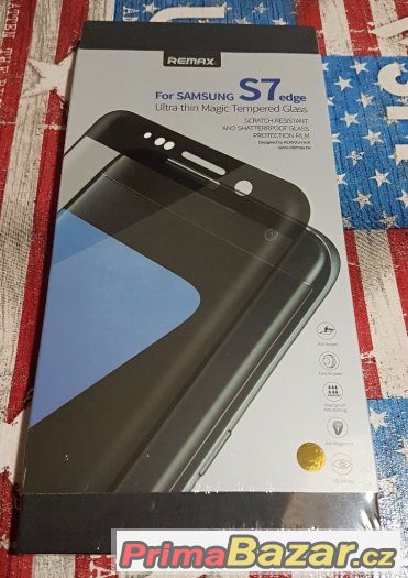 Samsung G935 Edge - Tvrzené sklo Gold