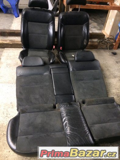 sedačky VW Passat B5.5 černá kuže středy Alcantara Combi sedačky VW Passat B5.5 černá kuže středy Alcantara Combi
