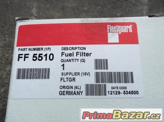 Palivový filtr na DAF XF 95 - EURO3
