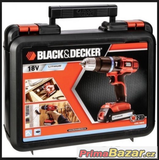 Aku Vrtačka Black & Decker EGBL188KB, 1ks baterie