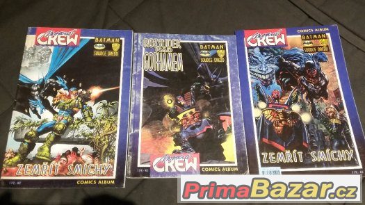 Komiksy - Batman, Dredd, CREW, atd,PLATI DO SMAZANI