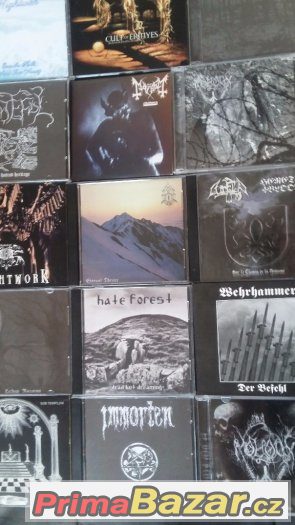 BLACK METAL cd a pár ostatních žánrů